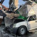 2 killed as crane collapses onto 2 vehicles on Rama II Road | Thaiger