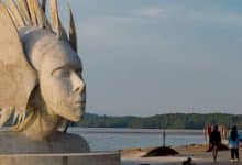 Phuket unveils ‘Dheveena’ sea goddess sculpture as new landmark | Thaiger