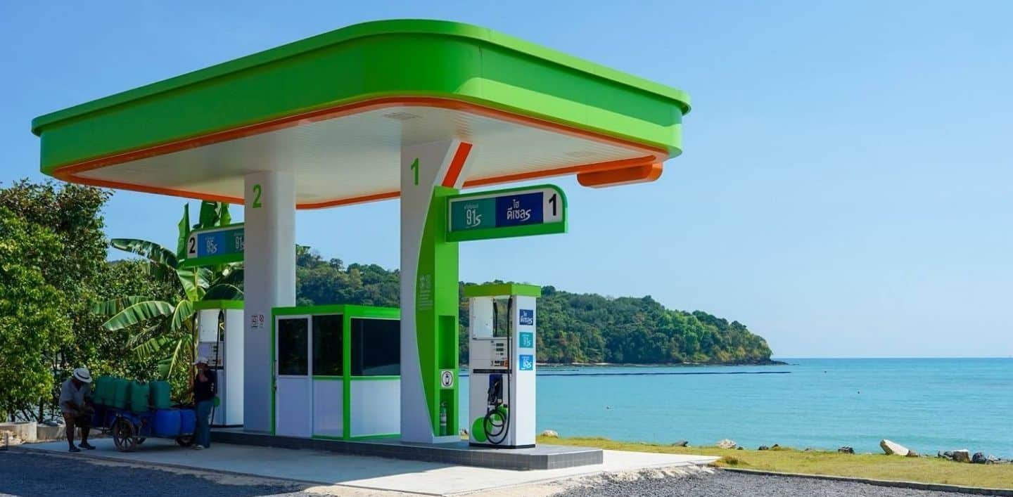 Phuket new petrol station