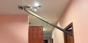 Steel bar dropped from condo crane pierces through Phuket home | Thaiger