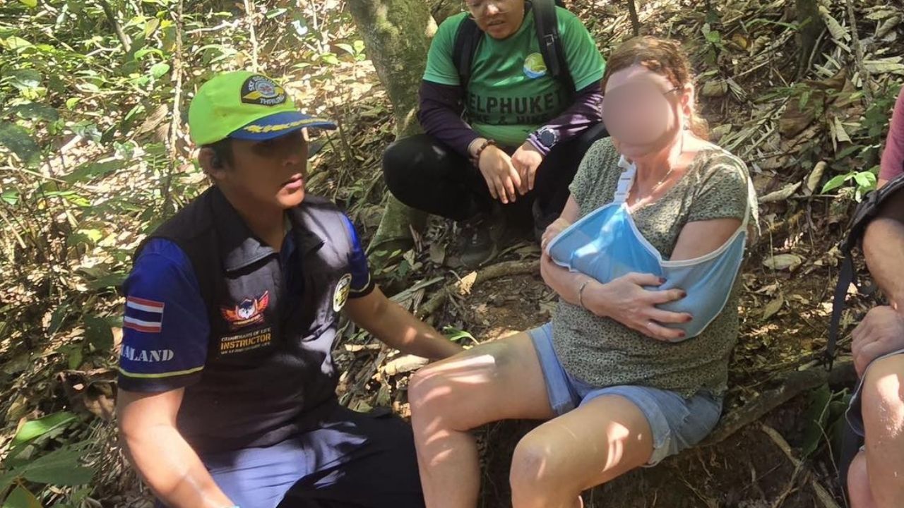 Danish couple rescued from Phuket forest