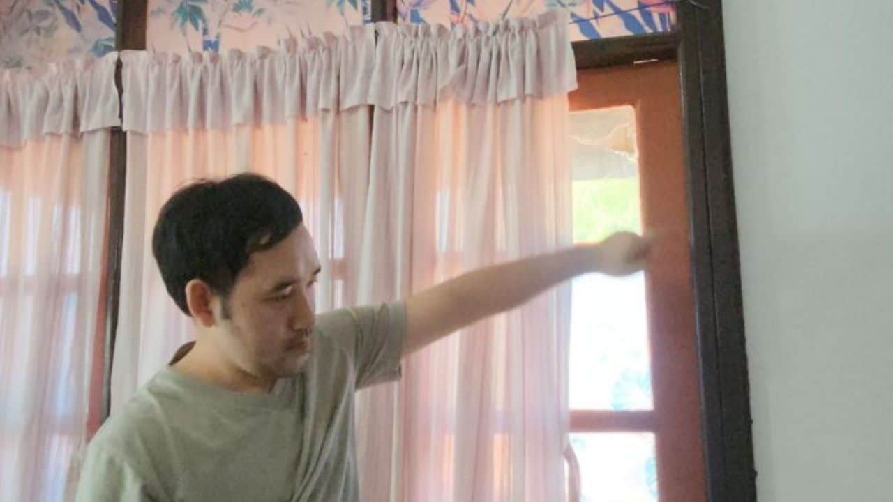 Thai man uninjured after stray bullets hit his bedroom