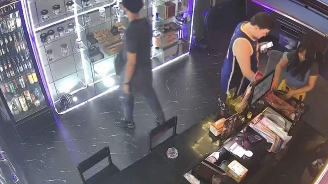 Foreign cannabis thief in Phuket