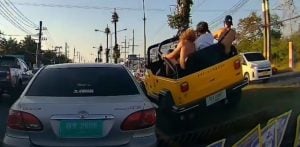 British man arrested for traffic island stunt, indecency, and Yaba use | Thaiger