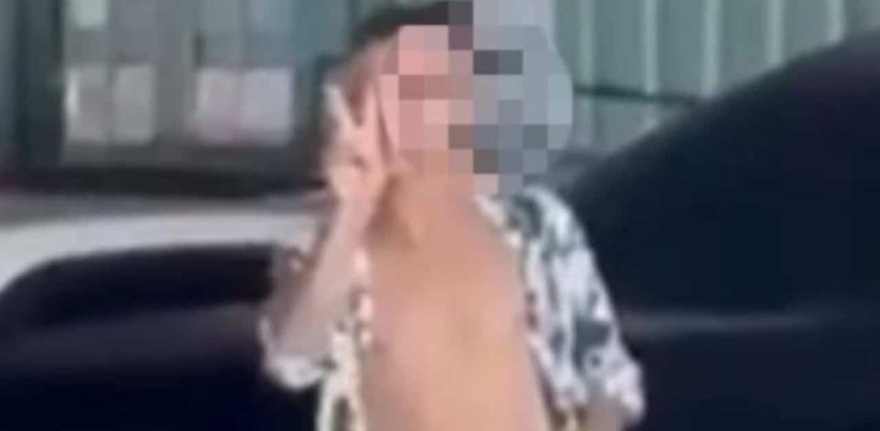 Foreigner reveals his private part in public