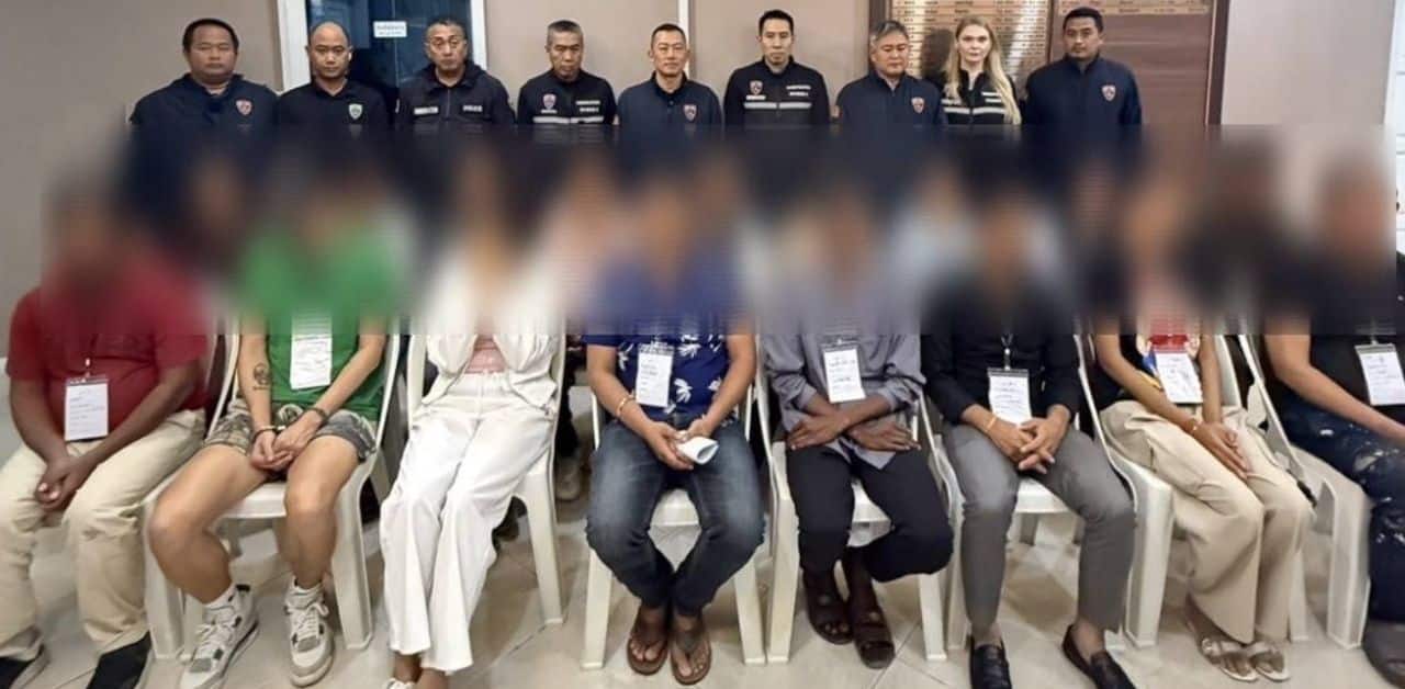 36 foreigners arrested in Pattaya for illegal work, overstay, and drugs | Thaiger