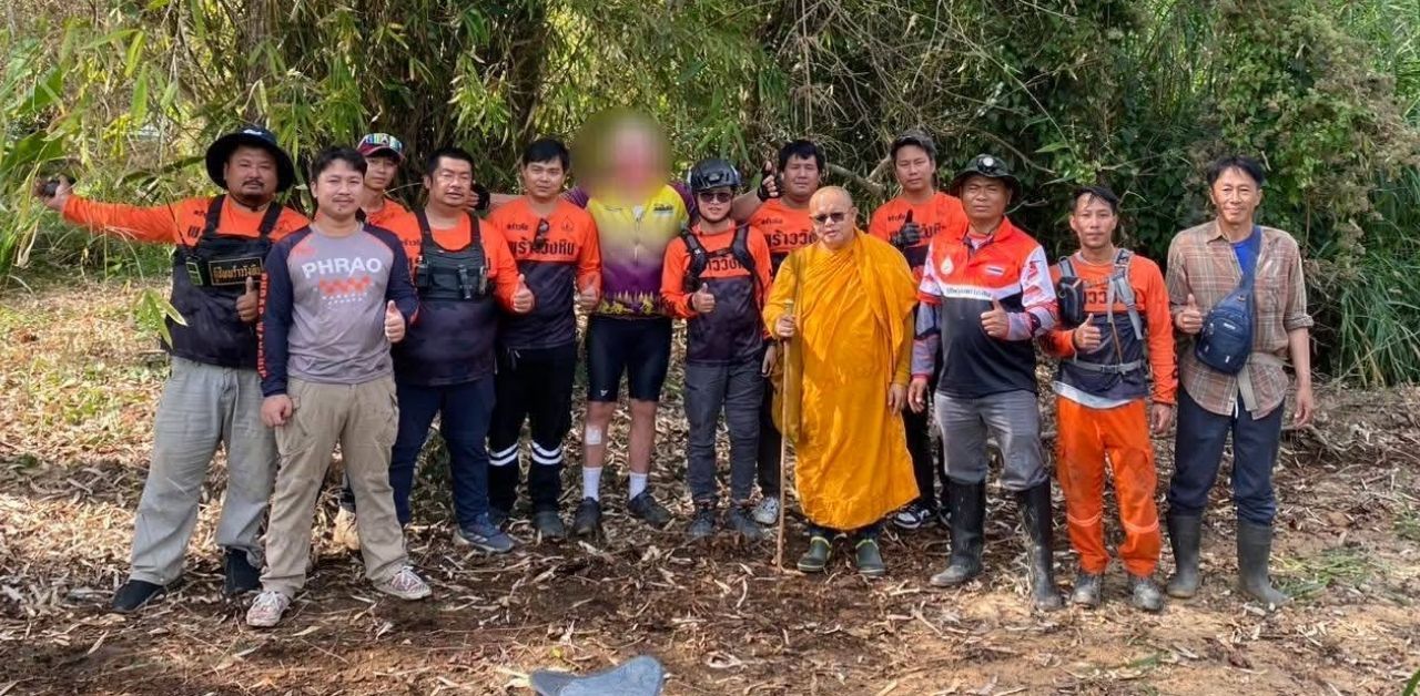 British man rescued safely from Thai forest