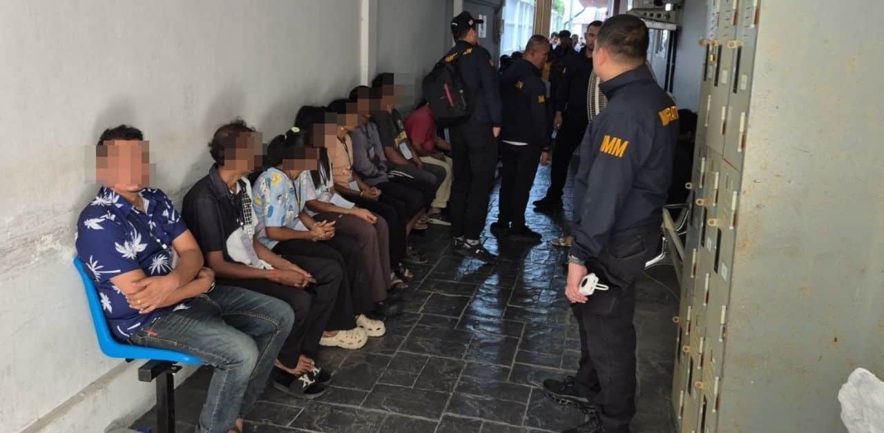 Illegal foreigners arrested in Pattaya