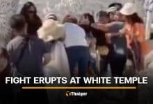 Taiwanese and Thai tourists brawl at Chiang Rai’s White Temple | Thaiger