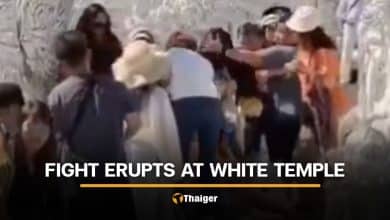 Taiwanese and Thai tourists brawl at Chiang Rai’s White Temple | Thaiger