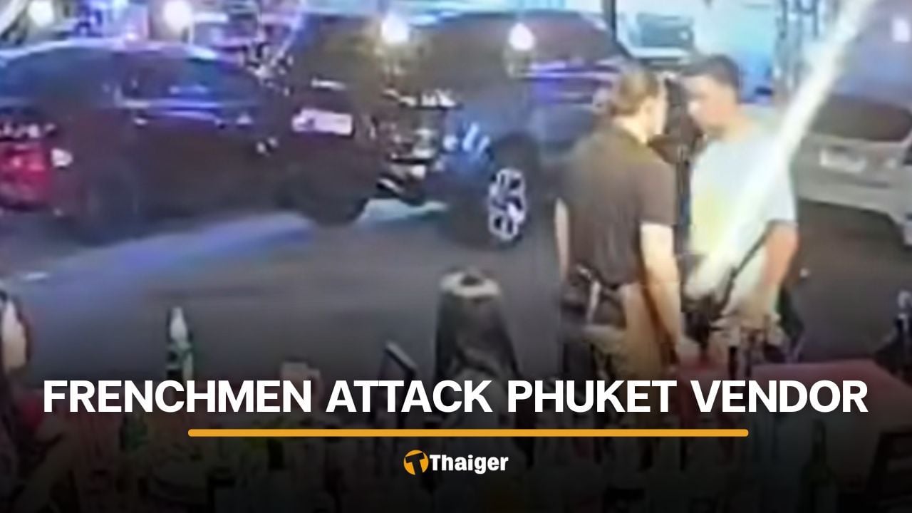 3 Frenchmen flee after attacking Phuket food vendor in parking row | Thaiger