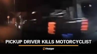 Suspected drunk pickup driver kills father of two in Chon Buri | Thaiger
