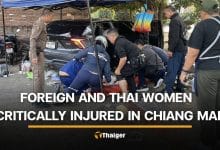 Spanish woman and Thai vendor critically injured in Chiang Mai car crash | Thaiger