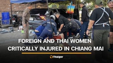Spanish woman and Thai vendor critically injured in Chiang Mai car crash | Thaiger