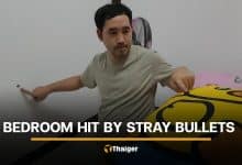Thai man escapes death after stray bullets hit pillow while sleeping | Thaiger