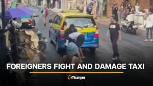 Pattaya taxi driver seeks justice after foreign brawl damages rented car | Thaiger