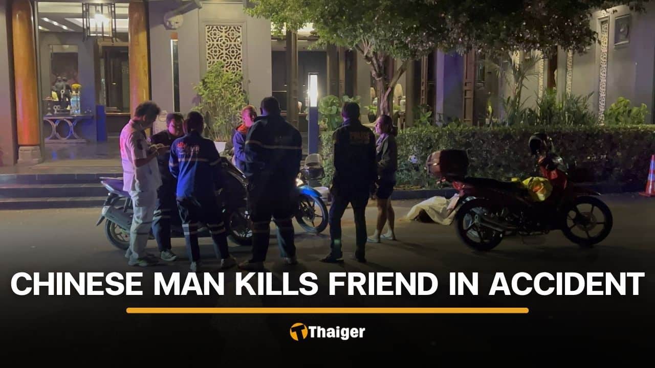 Chinese man runs car over friend and kills him outside Pattaya hotel | Thaiger