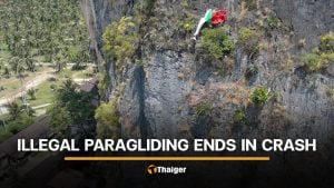 Illegal paragliding leaves British tourist injured on Krabi cliff | Thaiger