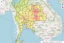 Thailand’s PM2.5 levels soar, posing health risks in 38 provinces | Thaiger