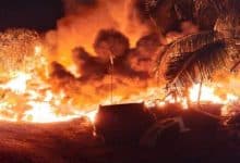 Fire destroys secondhand shop, vehicles damaged, police investigate | Thaiger