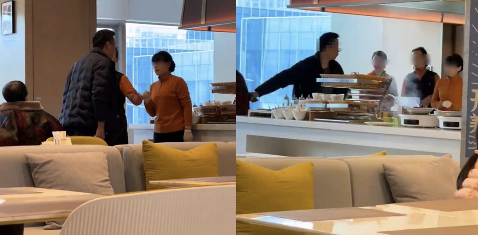 “I Paid For It!” Chinese guest fumes after being stopped from packing buffet food | Thaiger