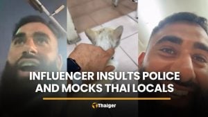 Foreign influencer under fire after insulting police in Pattaya | Thaiger