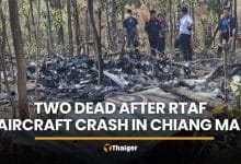 Two dead after Royal Thai Air Force plane crash in Chiang Mai | Thaiger