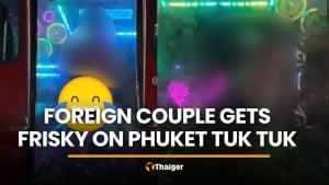 Foreign couple caught on video getting frisky in Phuket tuk tuk | Thaiger