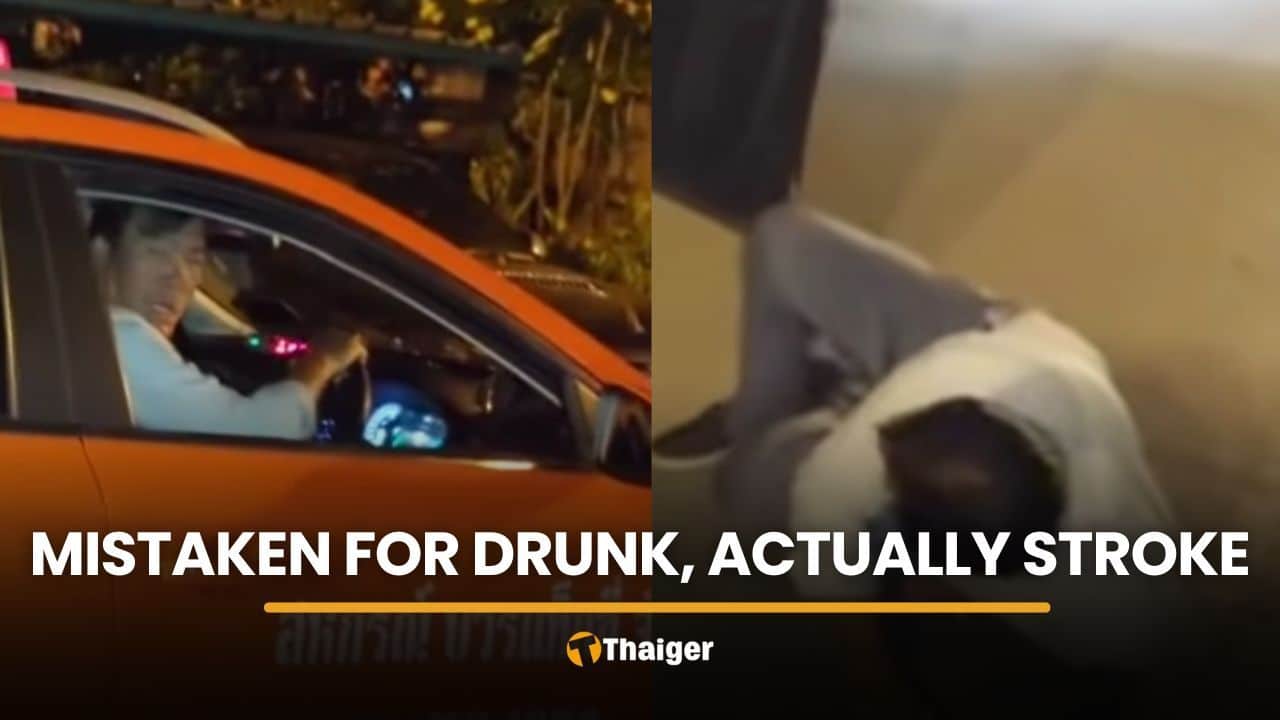 Filmer criticised for not helping collapsed taxi driver in Ayutthaya | Thaiger