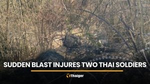 Sudden blast injures two Thai soldiers near former conflict zone | Thaiger