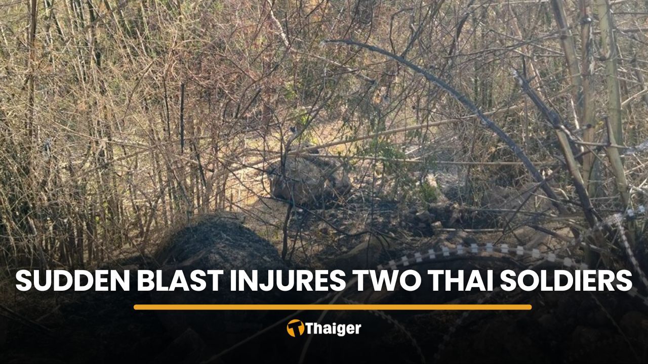 Sudden blast injures two Thai soldiers near former conflict zone | Thaiger