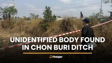 Unidentified body wearing underwear found in ditch in Chon Buri | Thaiger