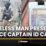 Bangkok police stunned after homeless man presents police ID | Thaiger