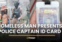 Bangkok police stunned after homeless man presents police ID | Thaiger