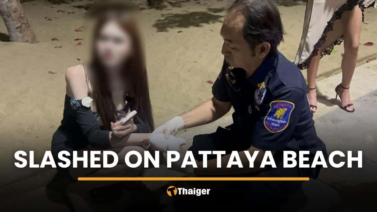 Transgender woman slashed in attack on Pattaya Beach | Thaiger
