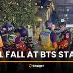Young man dies after fall from BTS Phahon Yothin station | Thaiger