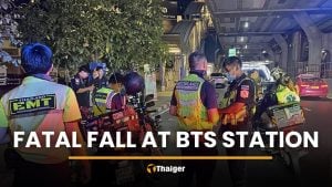 Young man dies after fall from BTS Phahon Yothin station | Thaiger