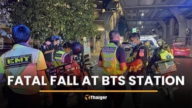 Young man dies after fall from BTS Phahon Yothin station | Thaiger