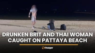 Drunken Brit and Thai woman caught in steamy act on Pattaya Beach | Thaiger