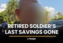 Retired soldier left with 30 baht after wife tricked by loan scam | Thaiger