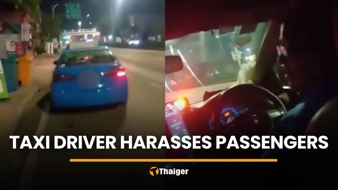 Bangkok taxi driver filmed harassing family and demanding ID | Thaiger