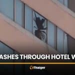 Man seriously injured after crashing through Udon Thani hotel window | Thaiger