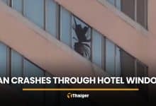 Man seriously injured after crashing through Udon Thani hotel window | Thaiger