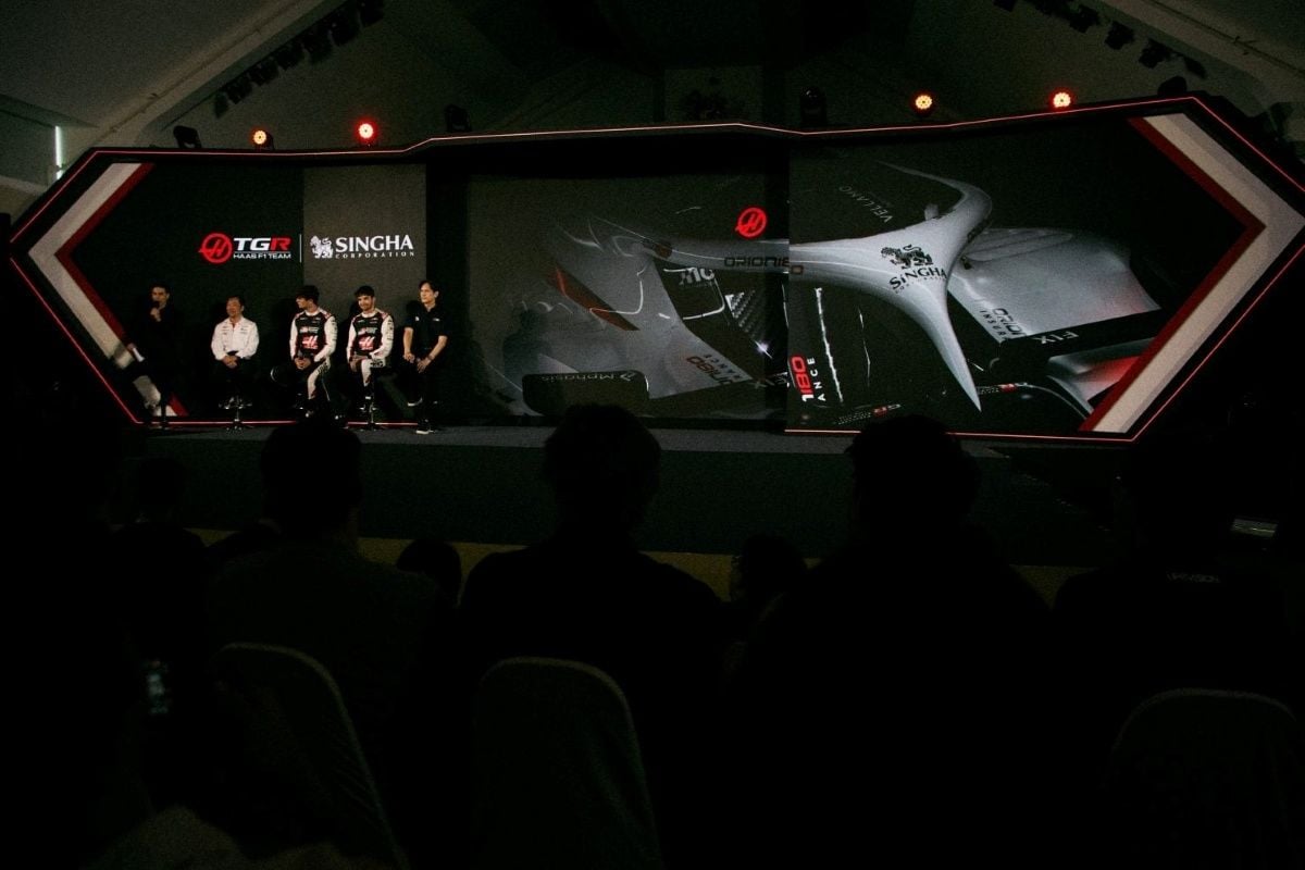 Singha Haas Formula 1 partnership event in Bangkok