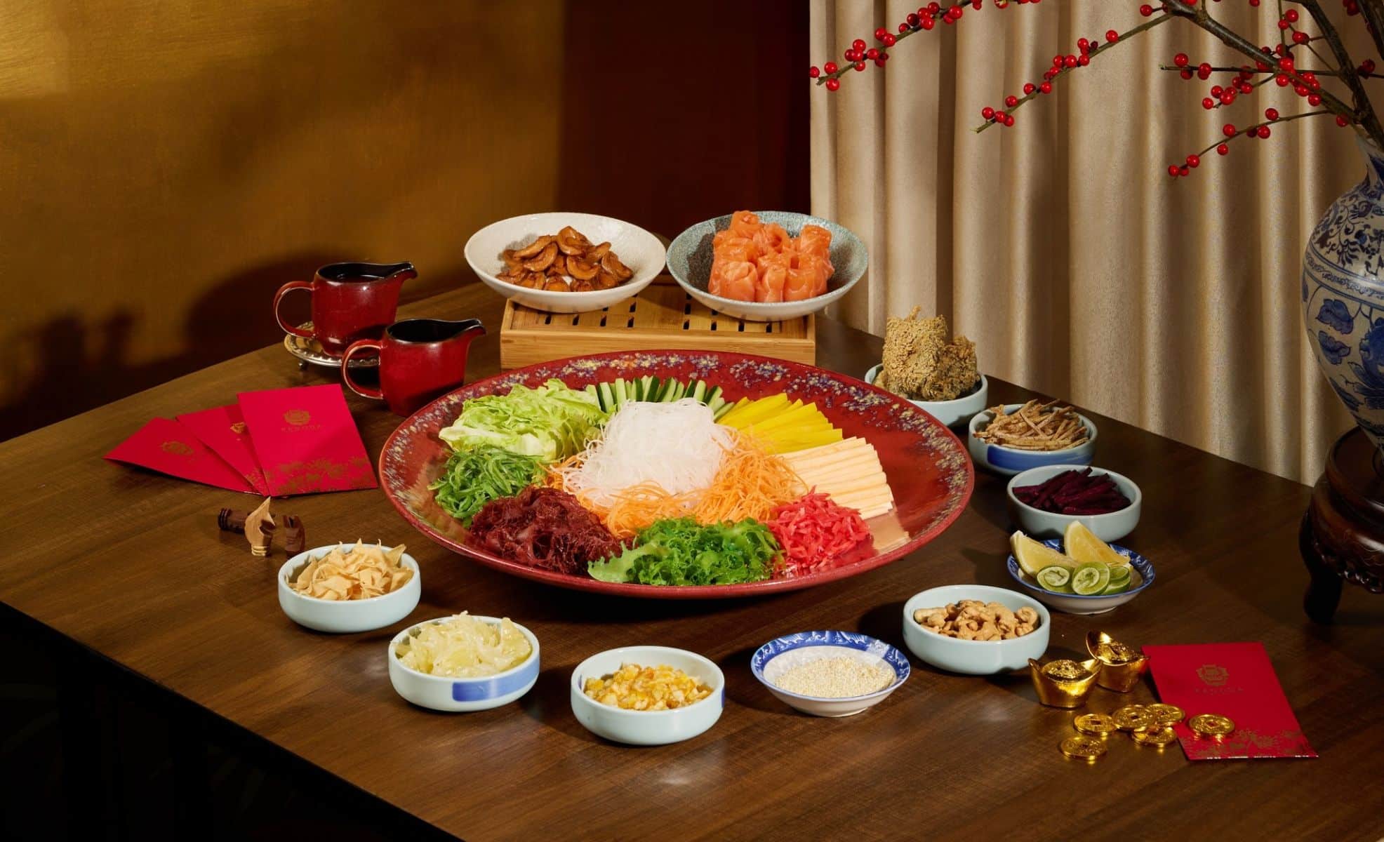 Yu Sheng for Lunar New Year at Pagoda Chinese Restaurant