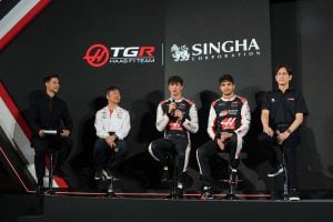 Singha shakes hands with TGR Haas, marking its 17th year in Formula 1 | Thaiger