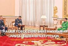 Thai air force chief meets Myanmar junta leader in Naypyitaw | Thaiger