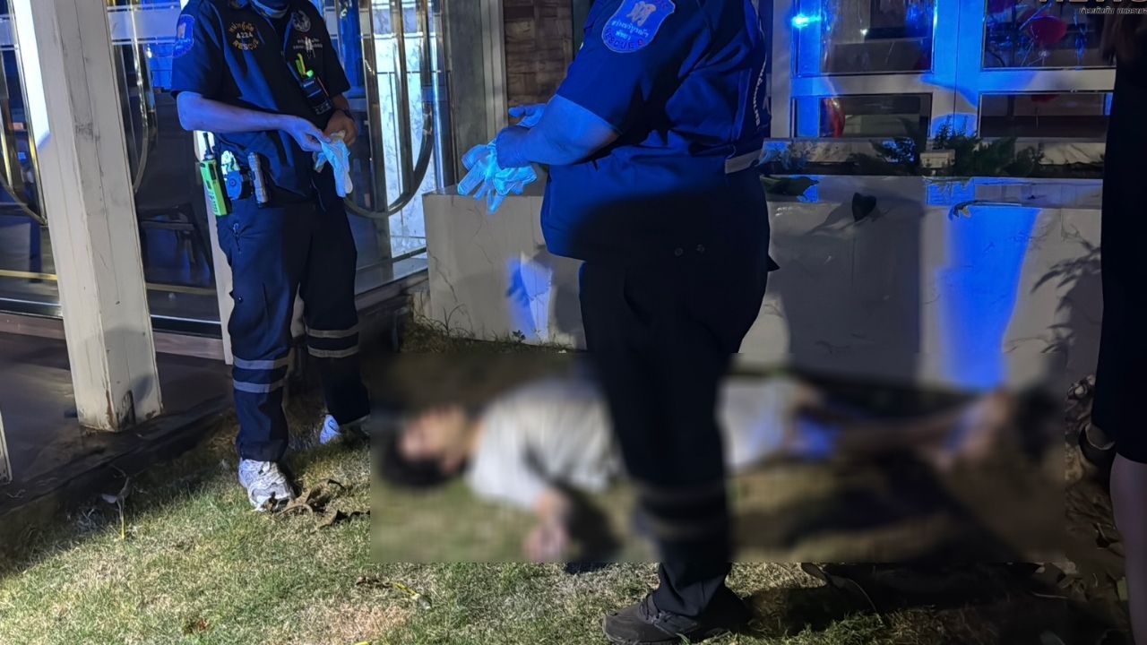 Chinese man fell off hotel in Pattaya