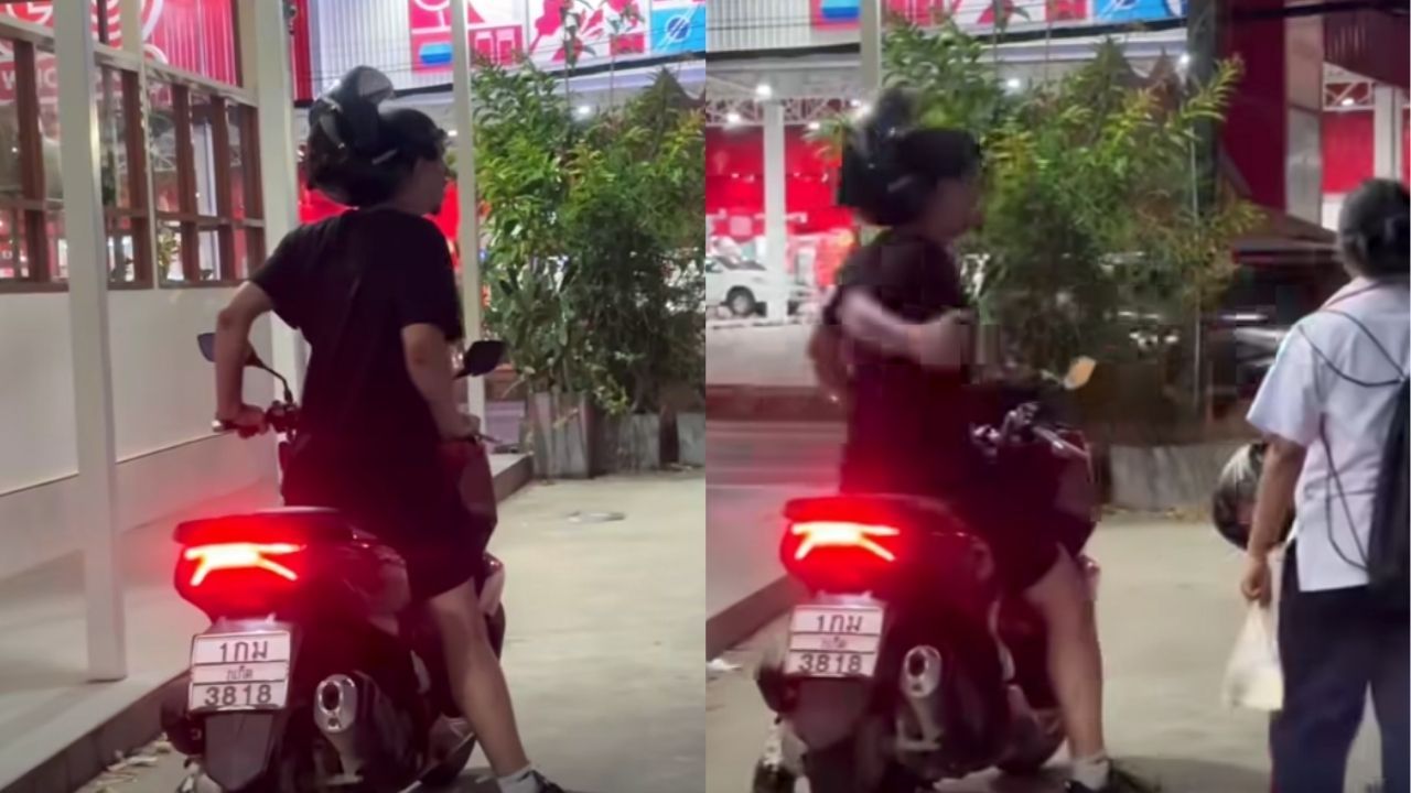 Foreigner crticised for threatening Thai girl over road dispute