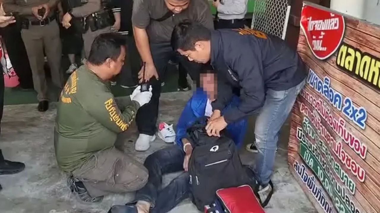 Thai man caught in attempted robbery at Samut Prakan bank